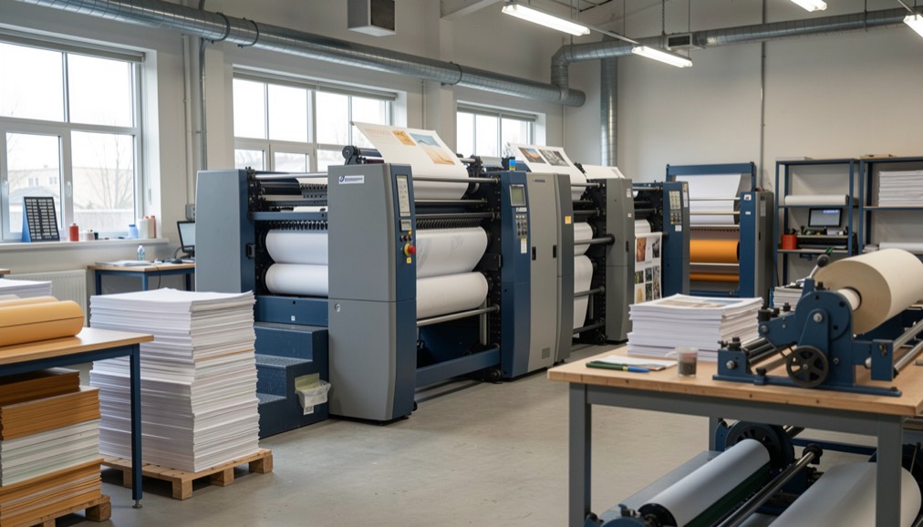 Digital or Offset Printing: How to Choose: a distinct production scene