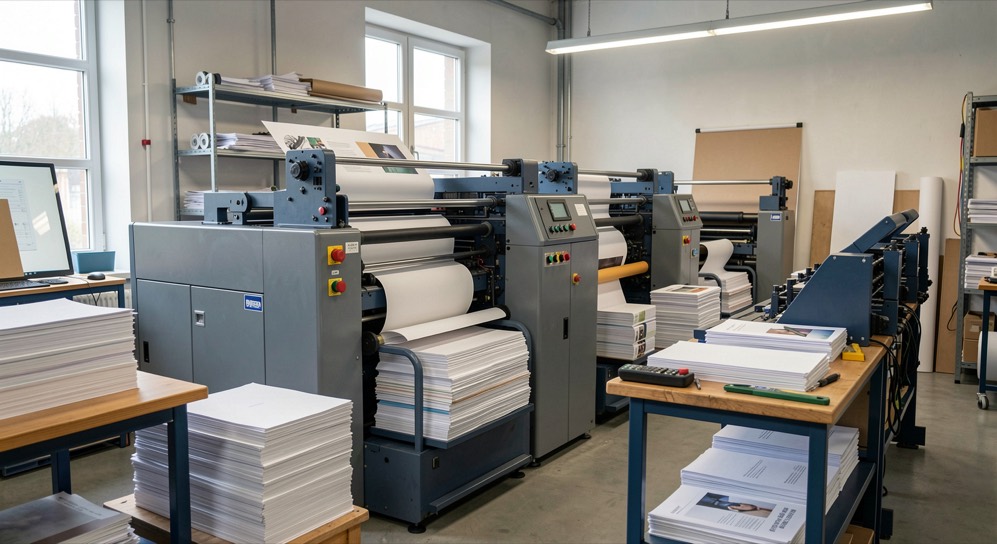 Technology & Equipment: tools and materials arranged for a professional production decision